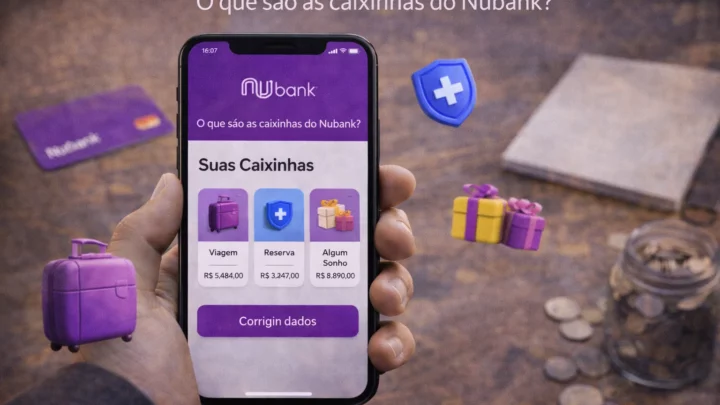 O que são as caixinhas do Nubank?